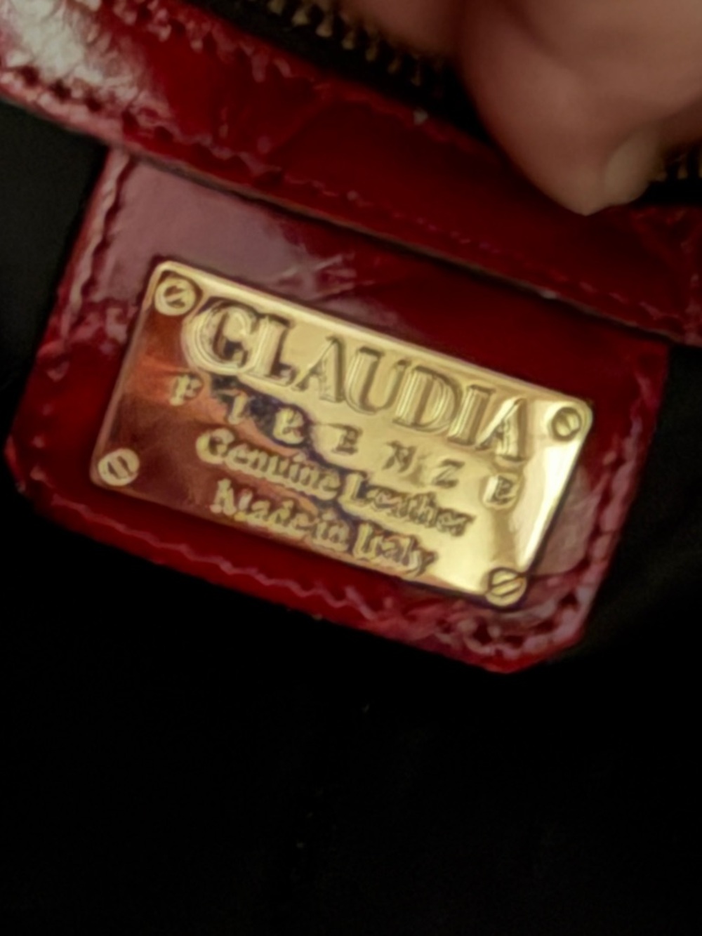 Brand new”Claudia Firenze”ITALY(genuine leather) purse.Size-W-13,5”x13,5inc.💝 - Picture 6 of 10